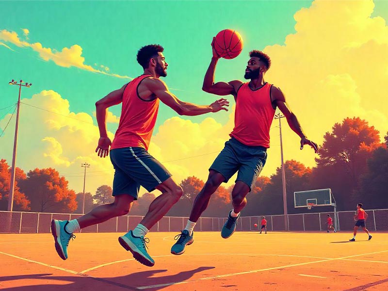 老詹此前谈自己16岁时和乔丹打球，网友找出当年老詹隔扣乔丹镜头片尾